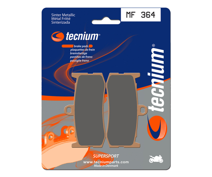 Plaquettes de frein TECNIUM Performance métal fritté - MF364 - 1022784