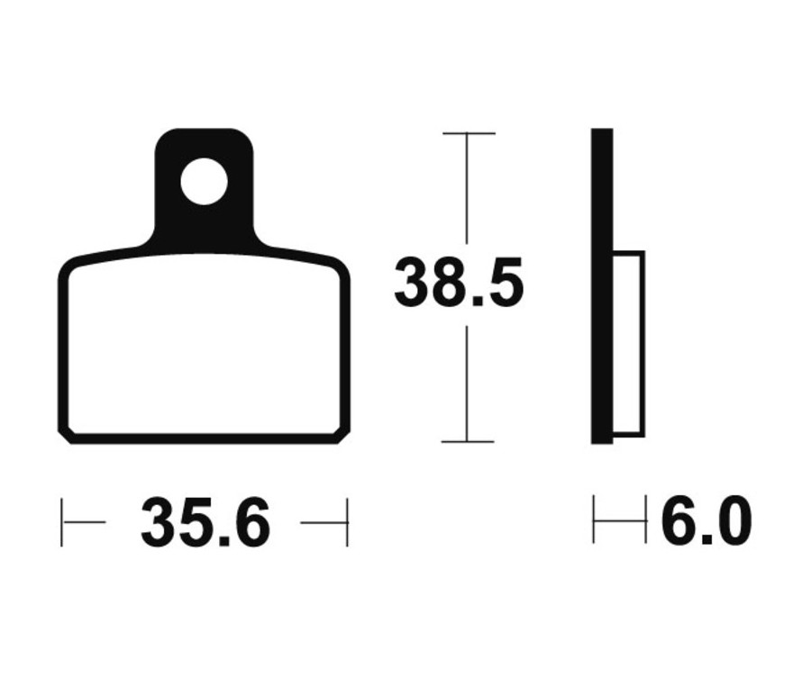Plaquettes de frein TECNIUM Racing MX/Quad métal fritté - MOR303 - 1022982