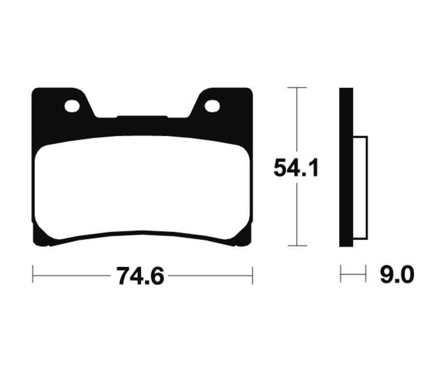 Plaquettes de frein TECNIUM Performance métal fritté - MF145 - 1022730