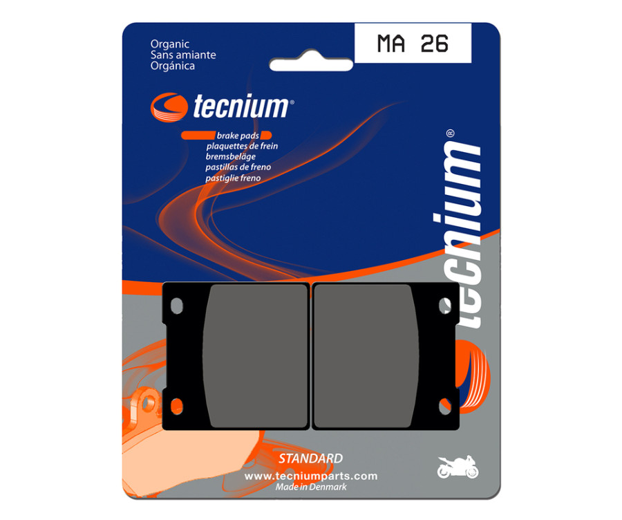 Plaquettes de frein TECNIUM route organique - MA26 - 1022444