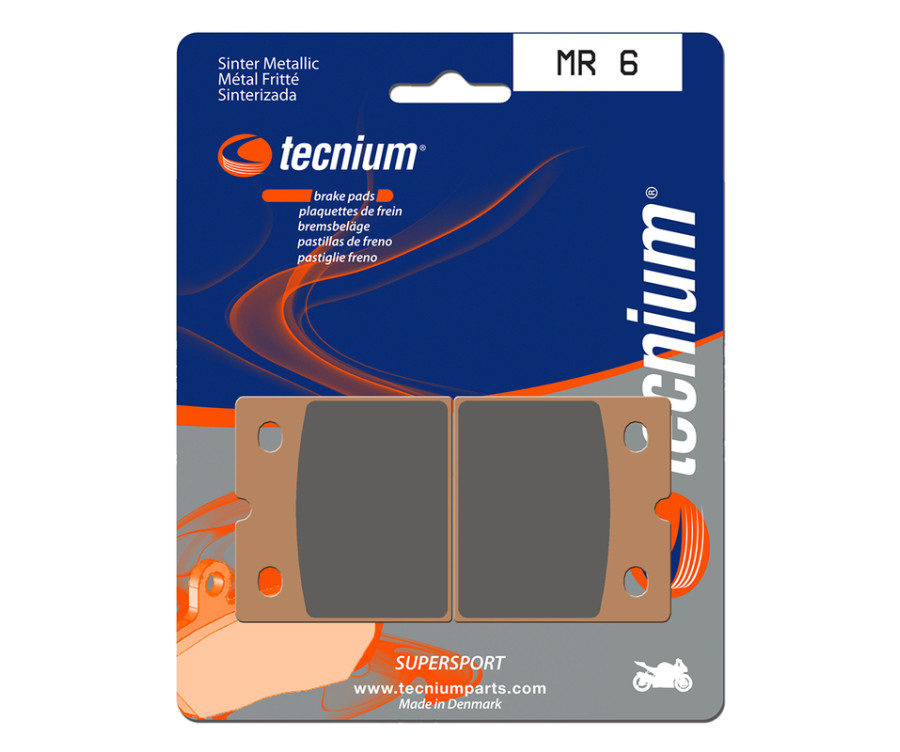 Plaquettes de frein TECNIUM Performance métal fritté - MR6 - 1023097