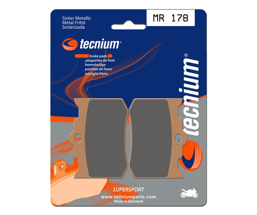 Plaquettes de frein TECNIUM Performance métal fritté - MR178 - 1023050