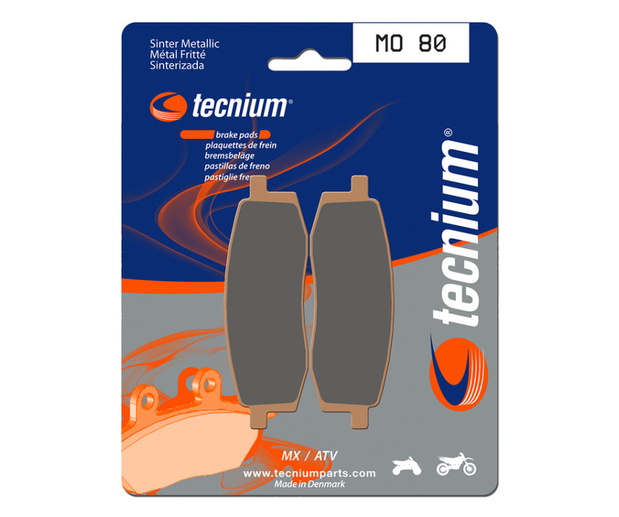 Plaquettes de frein TECNIUM MX/Quad métal fritté - MO80 - 1022920