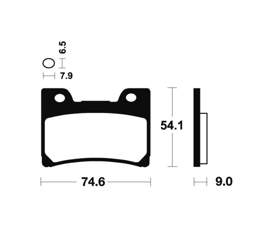 Plaquettes de frein TECNIUM Performance métal fritté - MF165 - 1022735