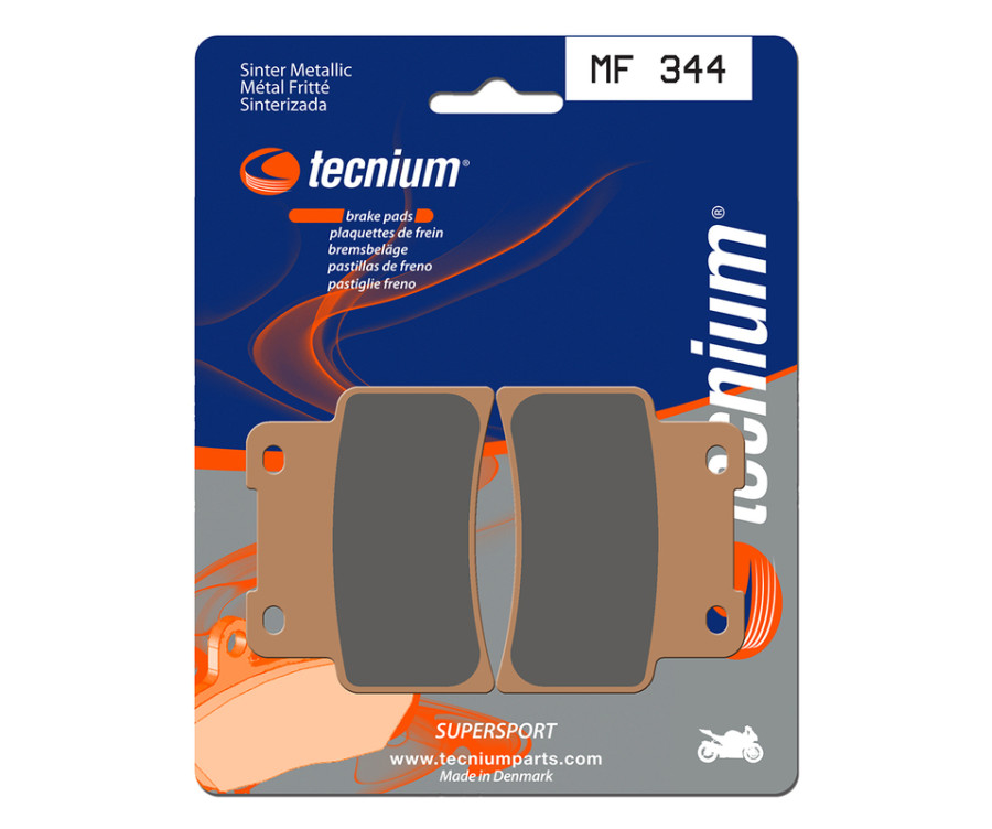 Plaquettes de frein TECNIUM Performance métal fritté - MF344 - 1022780
