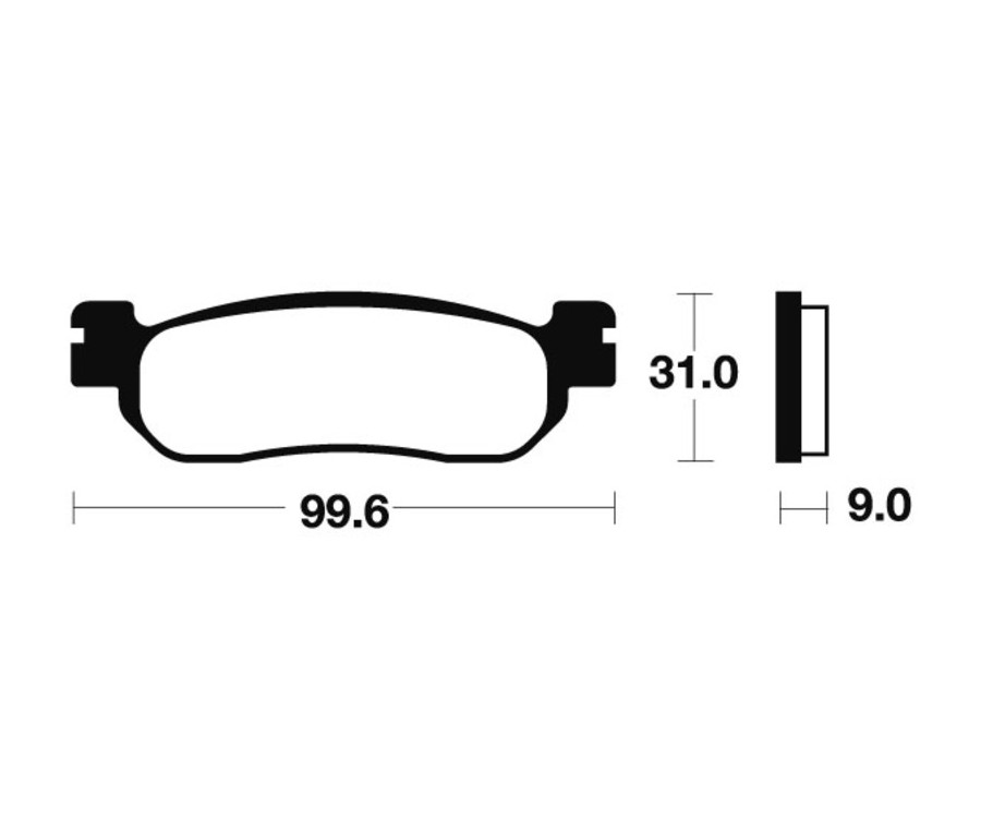 Plaquettes de frein TECNIUM route organique - MA228 - 1022428