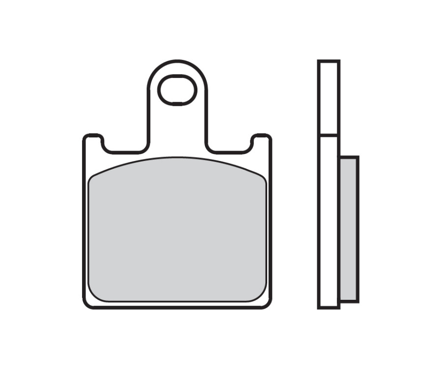 Plaquettes de frein BREMBO route/sport métal fritté - 07KA28SR - 1103770