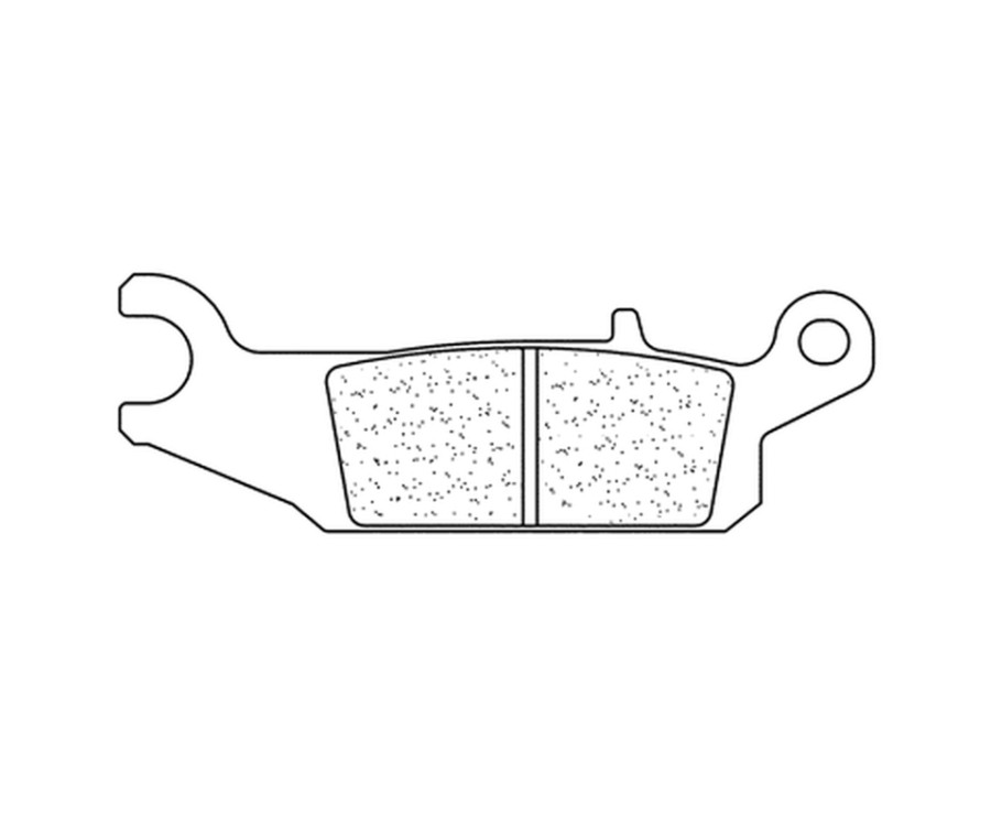 Plaquettes de frein CL BRAKES Quad métal fritté - 1192ATV1 - 1034748