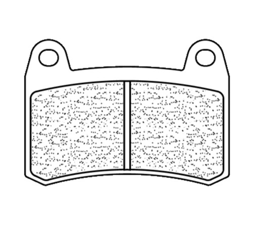 Plaquettes de frein CL BRAKES route métal fritté - 1274A3+