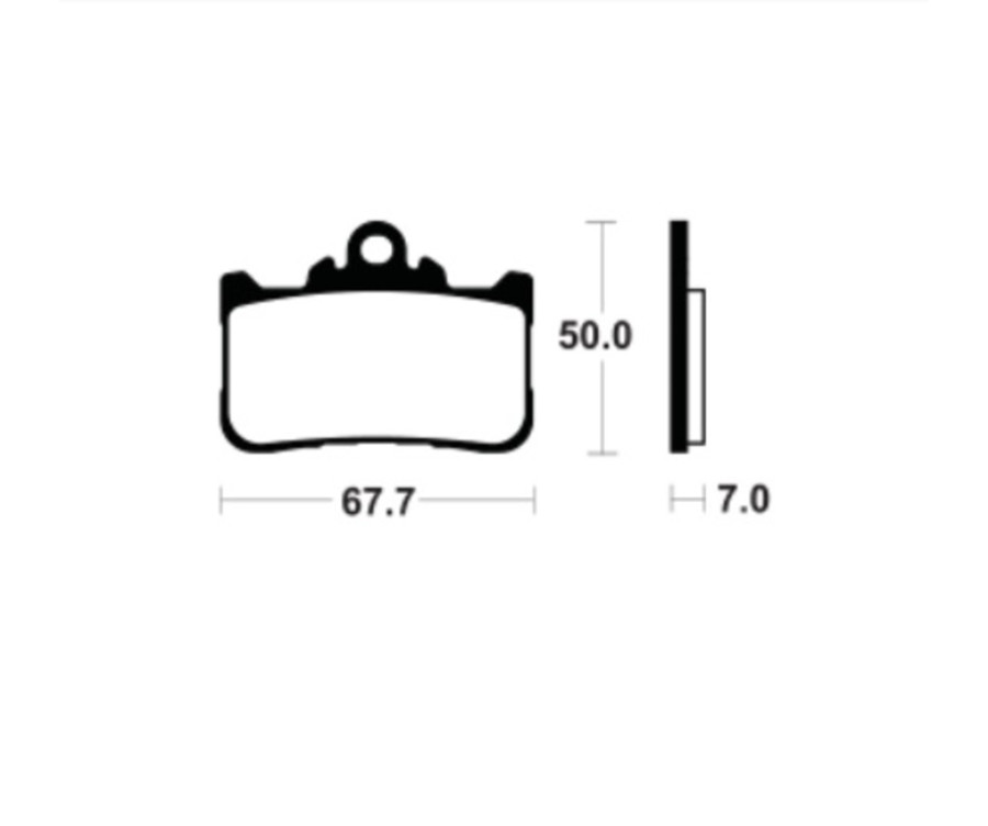 Plaquettes de frein TECNIUM métal fritté -  MF494 - 1122850