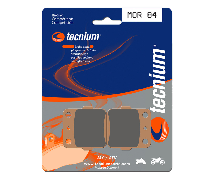 Plaquettes de frein TECNIUM Racing MX/Quad métal fritté - MOR84 - 1023027