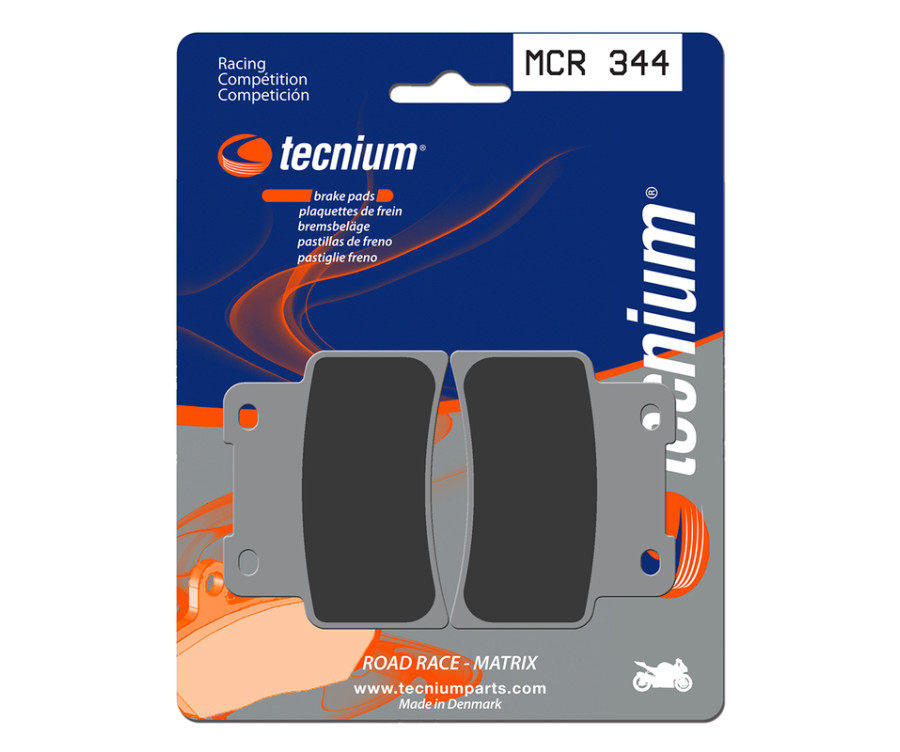 Plaquettes de frein TECNIUM Racing métal fritté carbone - MCR344 - 1022598