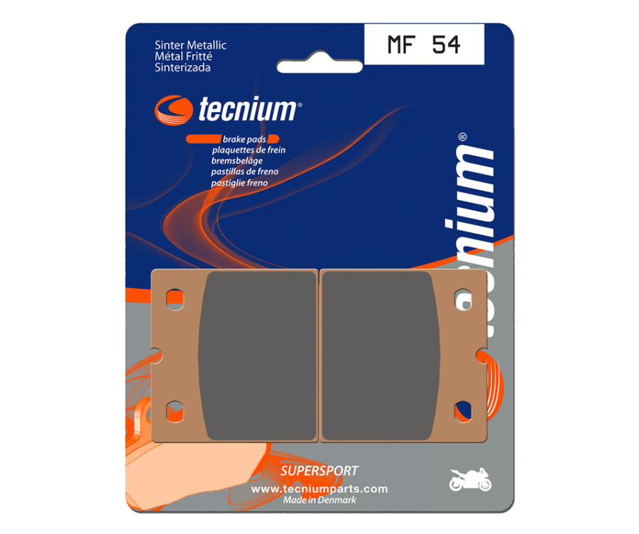 Plaquettes de frein TECNIUM Performance métal fritté - MF54 - 1022798