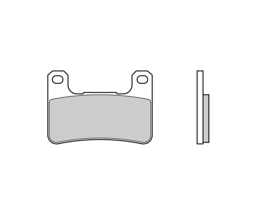 Plaquettes de frein BREMBO type 07SU27 SR métal fritté - sport - 1103774