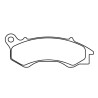 Plaquettes de frein CL BRAKES Scooter métal fritté - 3102SC - 1035190