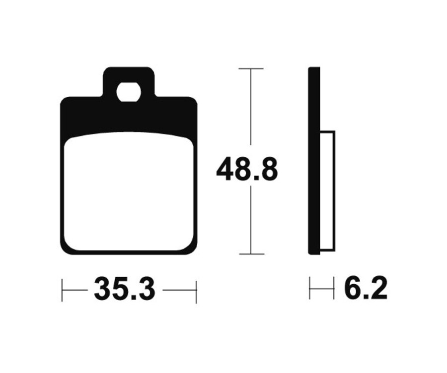 Plaquettes de frein TECNIUM Maxi Scooter métal fritté - MSS368 - 1023220