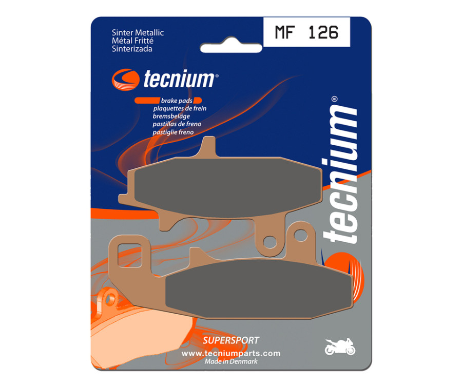 Plaquettes de frein TECNIUM Performance métal fritté - MF126 - 1022722
