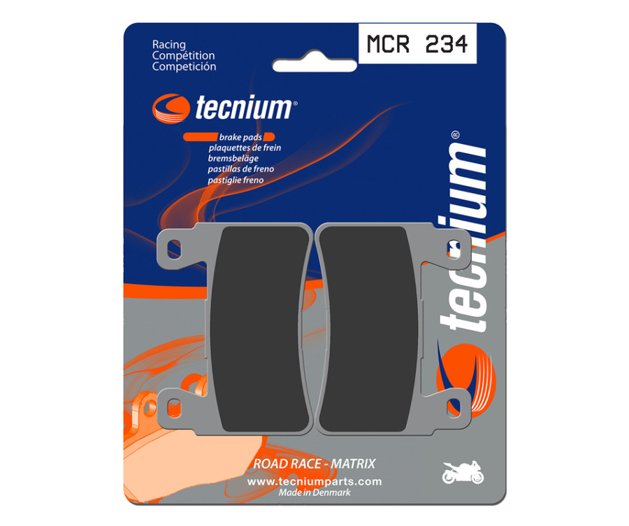 Plaquettes de frein TECNIUM Racing métal fritté carbone - MCR234 - 1022585