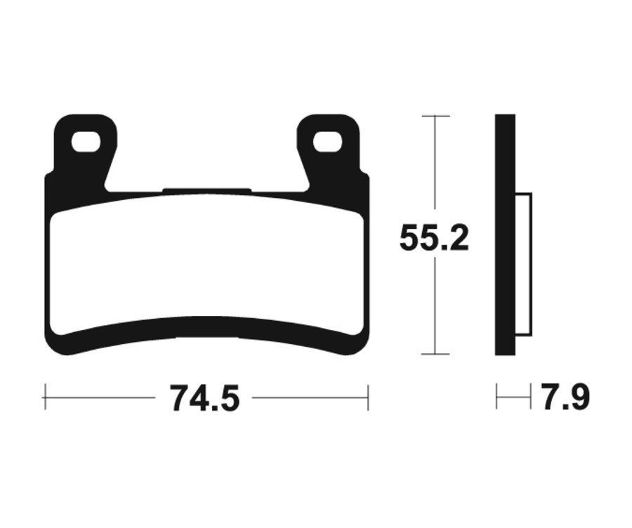 Plaquettes de frein TECNIUM Performance métal fritté - MF394 - 1022788