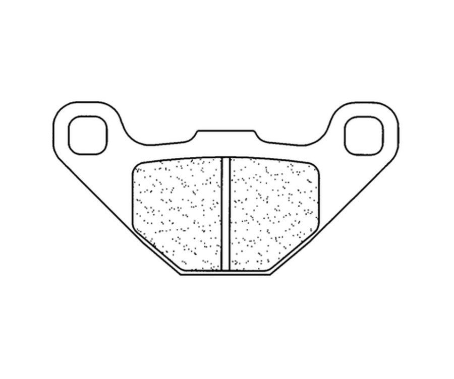 Plaquettes de frein CL BRAKES Route métal fritté - 2472RX3 - 1034998