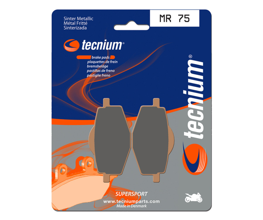 Plaquettes de frein TECNIUM Performance métal fritté - MR75 - 1023100
