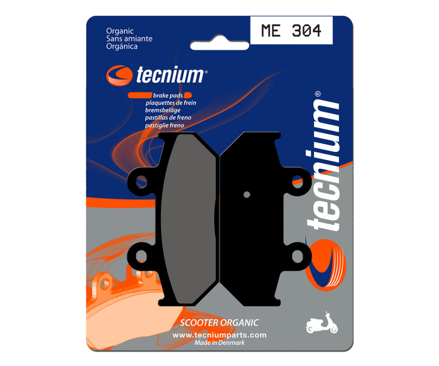 Plaquettes de frein TECNIUM Scooter organique - ME304 - 1022672