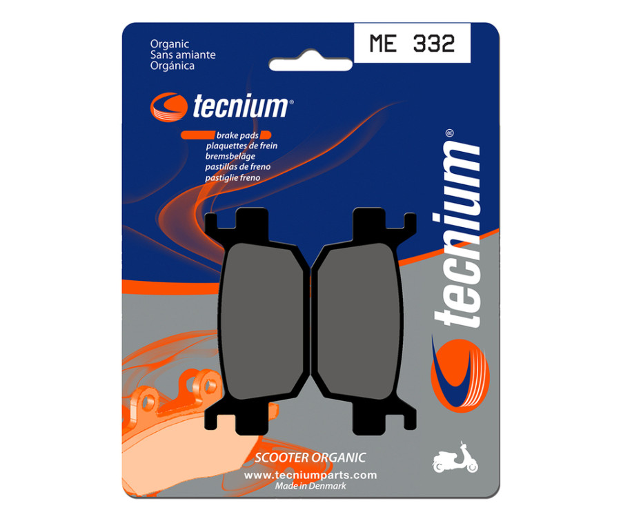 Plaquettes de frein TECNIUM Scooter organique - ME332 - 1022681