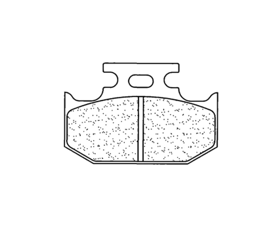 Plaquettes de frein CL BRAKES Quad métal fritté - 1235ATV1 - 1048279