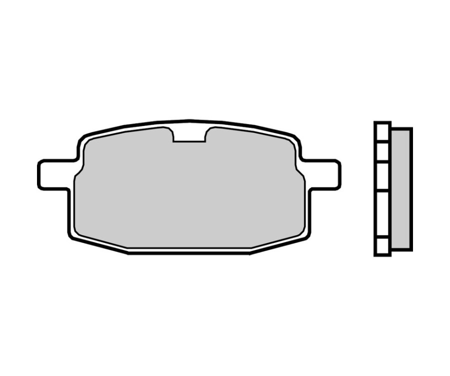 Plaquettes de frein BREMBO Scooter carbone céramique - 07041 - 1035691
