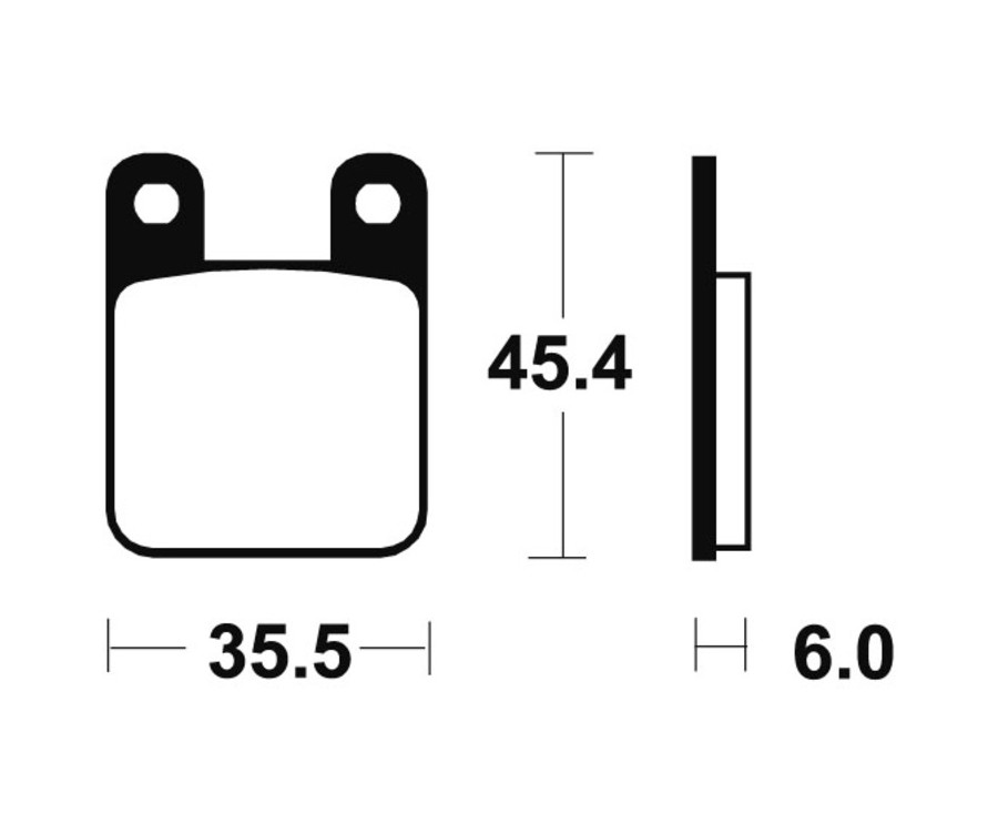 Plaquettes de frein TECNIUM Performance métal fritté - MF59 - 1043802
