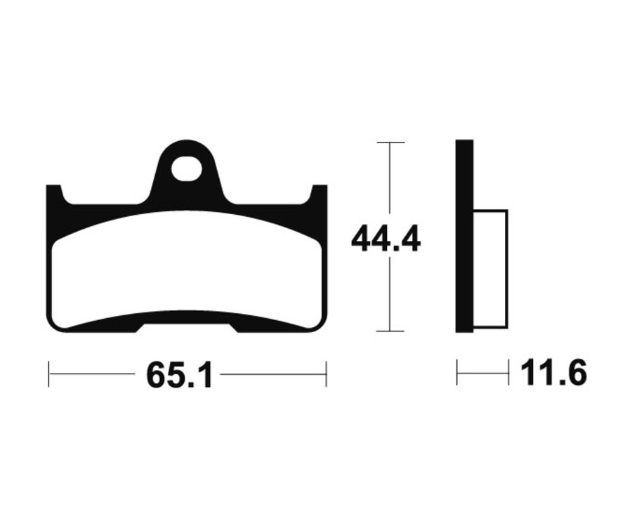 Plaquettes de frein TECNIUM MX/Quad métal fritté - MO299 - 1022877