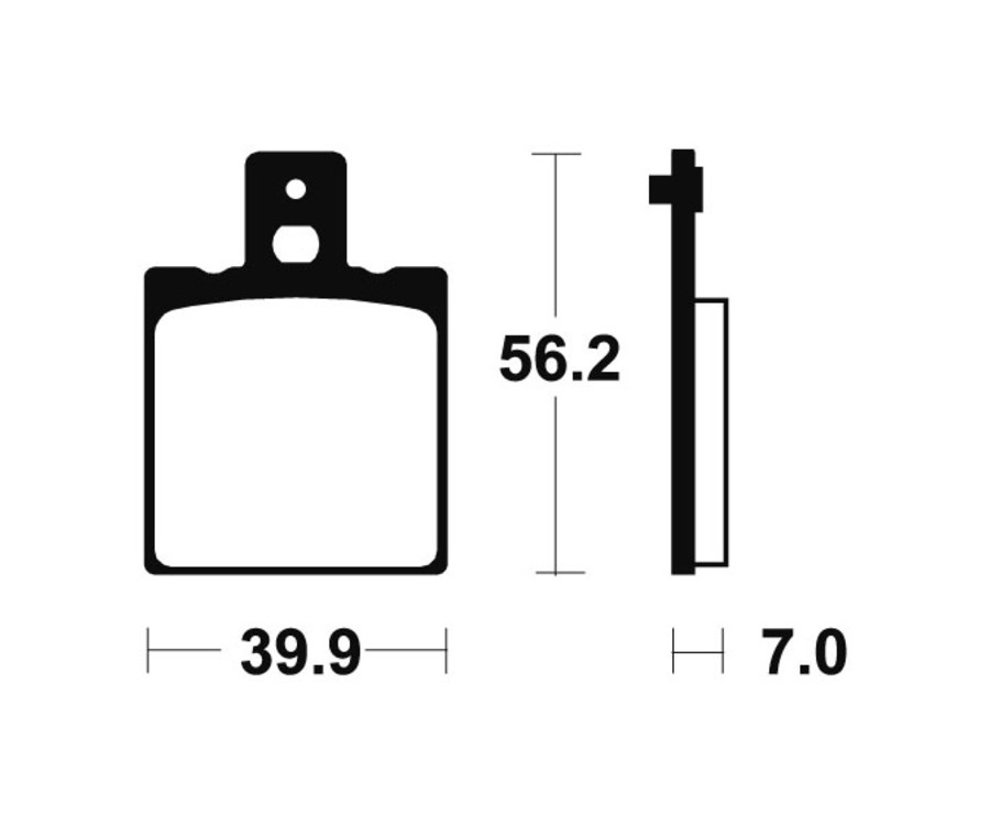Plaquettes de frein TECNIUM Performance métal fritté - MR19 - 1023053