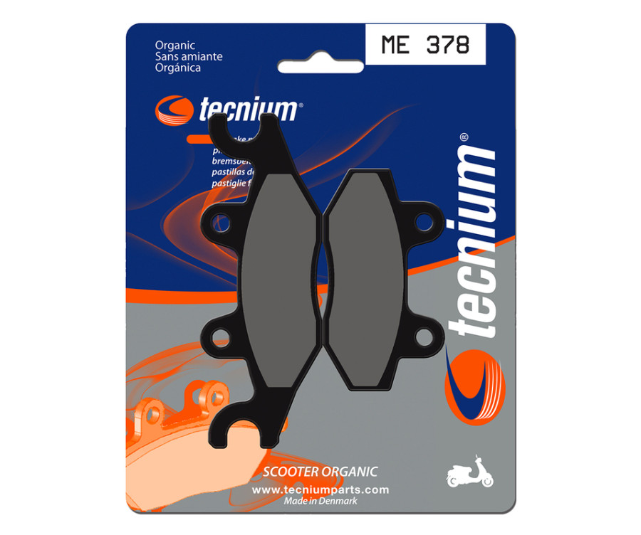 Plaquettes de frein TECNIUM Scooter organique - ME378 - 1022695