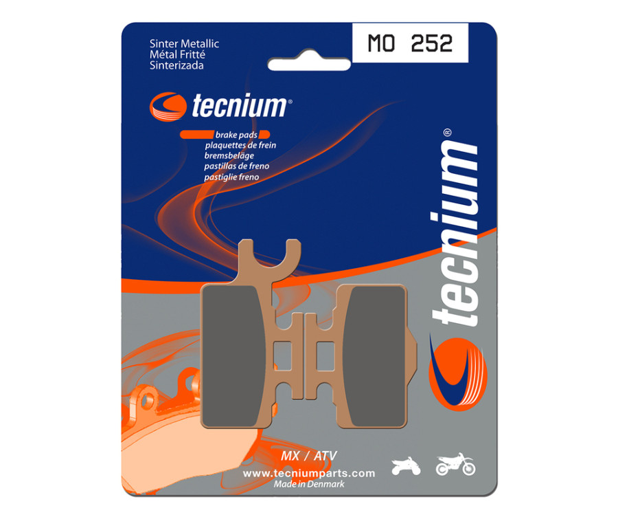 Plaquettes de frein TECNIUM MX/Quad métal fritté - MO252 - 1022862