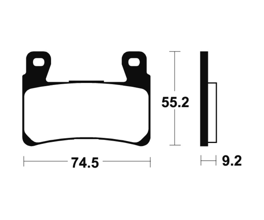 Plaquettes de frein TECNIUM Performance métal fritté - MF360 - 1022783