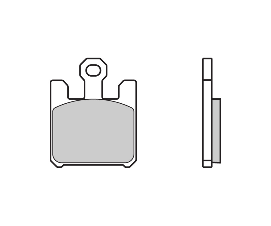 Plaquettes de frein BREMBO type 07SU26 SR métal fritté - sport - 1103773