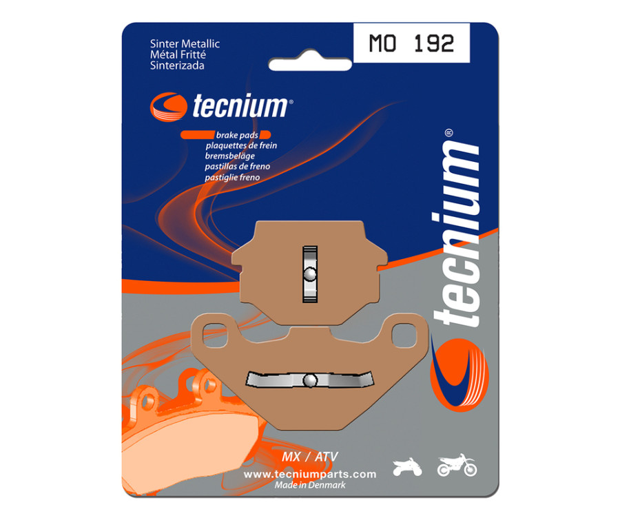 Plaquettes de frein TECNIUM MX/Quad métal fritté - MO192 - 1022853