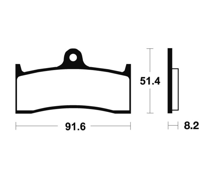 Plaquettes de frein TECNIUM route organique - MA176 - 1022394