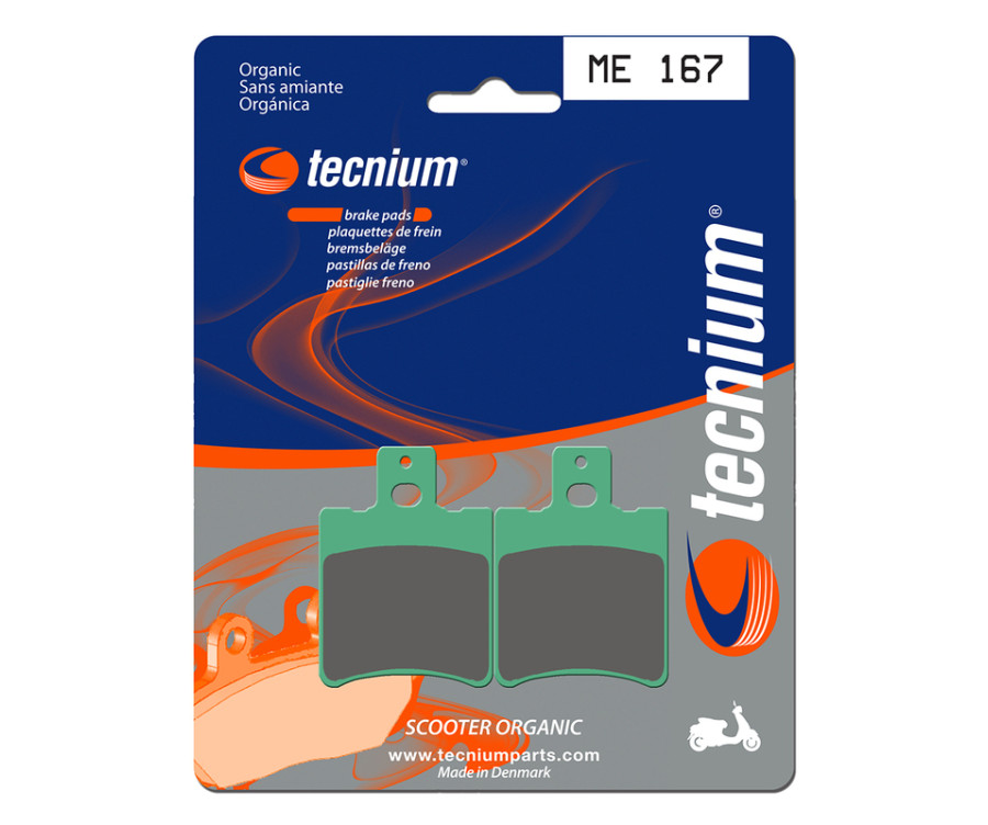 Plaquettes de frein TECNIUM Scooter organique - ME167 - 1022621