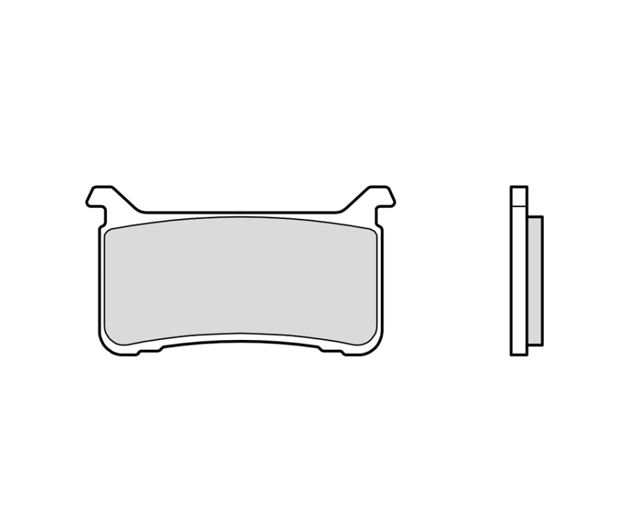 Plaquettes de frein BREMBO carbone céramique - 07HO63RC - 1036052