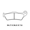 Plaquettes de frein CL BRAKES route métal fritté - 1258A3+ - 1048291