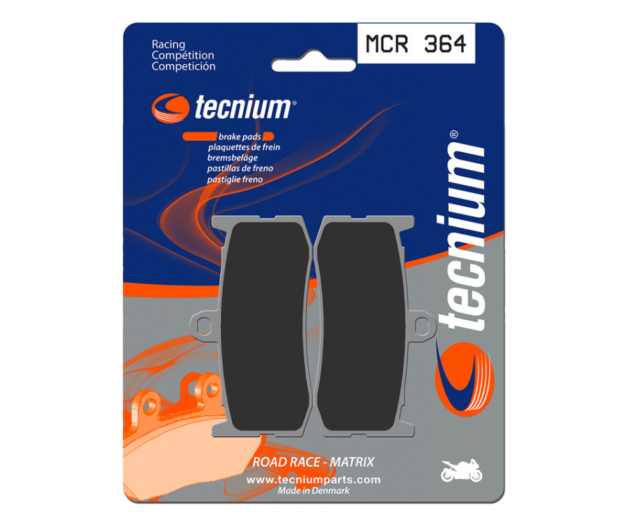 Plaquettes de frein TECNIUM Racing métal fritté carbone - MCR364 - 1022600