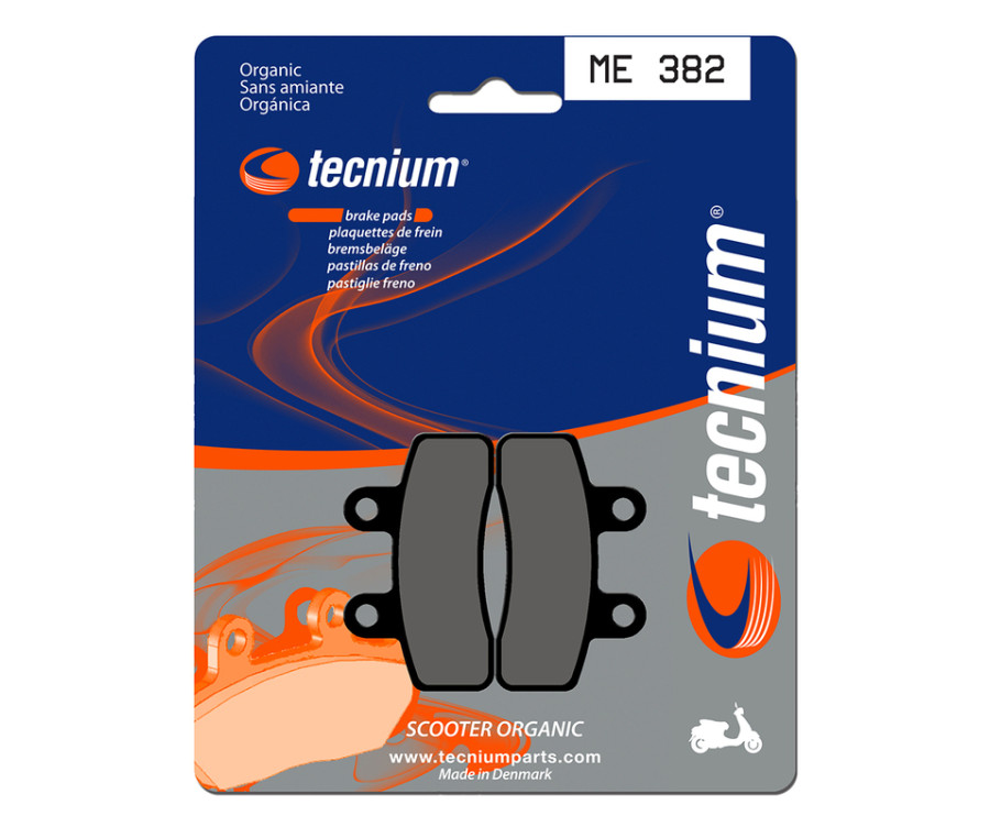 Plaquettes de frein TECNIUM Scooter organique - ME382 - 1022697