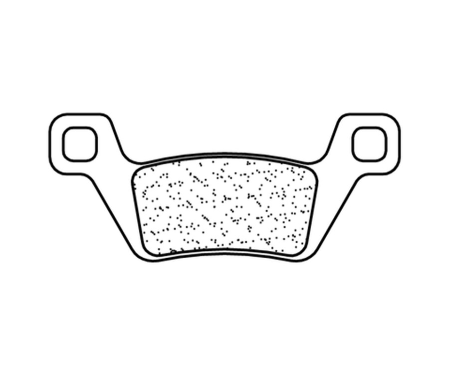 Plaquettes de frein CL BRAKES Quad métal fritté - 1238ATV1 - 1048282
