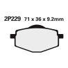 Plaquettes de frein NISSIN Off-Road semi-métallique - 2P-229GS - 1036665