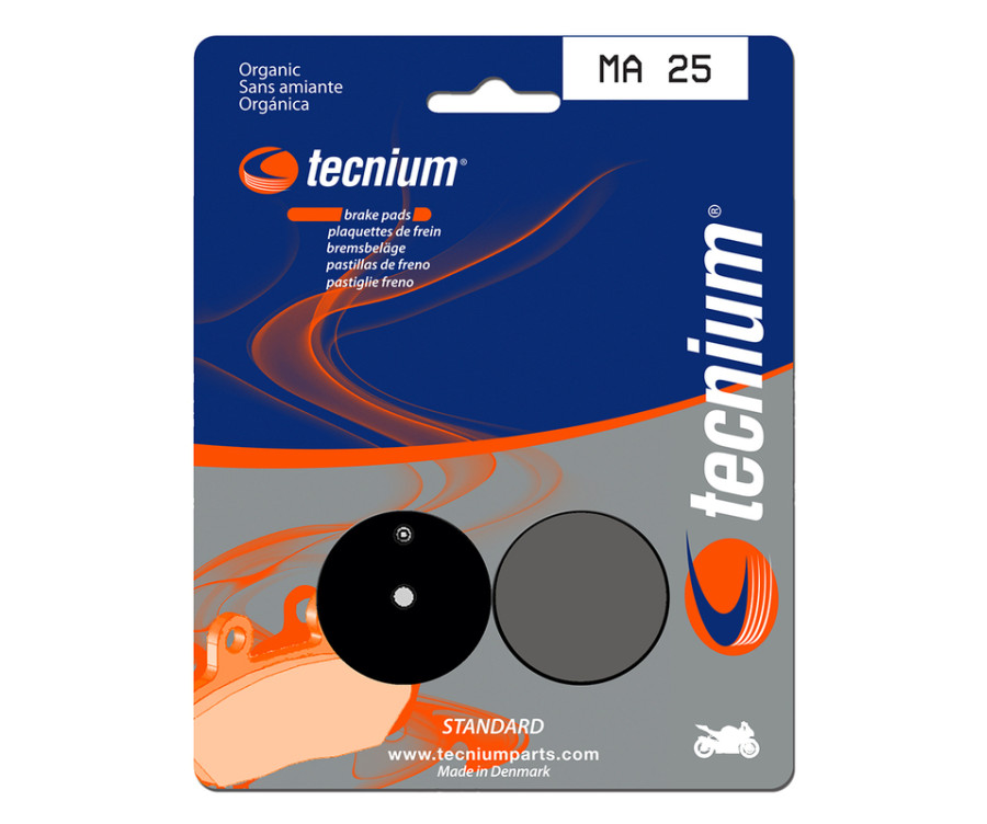Plaquettes de frein TECNIUM route organique - MA25 - 1022441