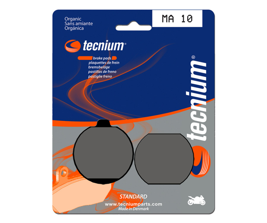 Plaquettes de frein TECNIUM route organique - MA10 - 1022324
