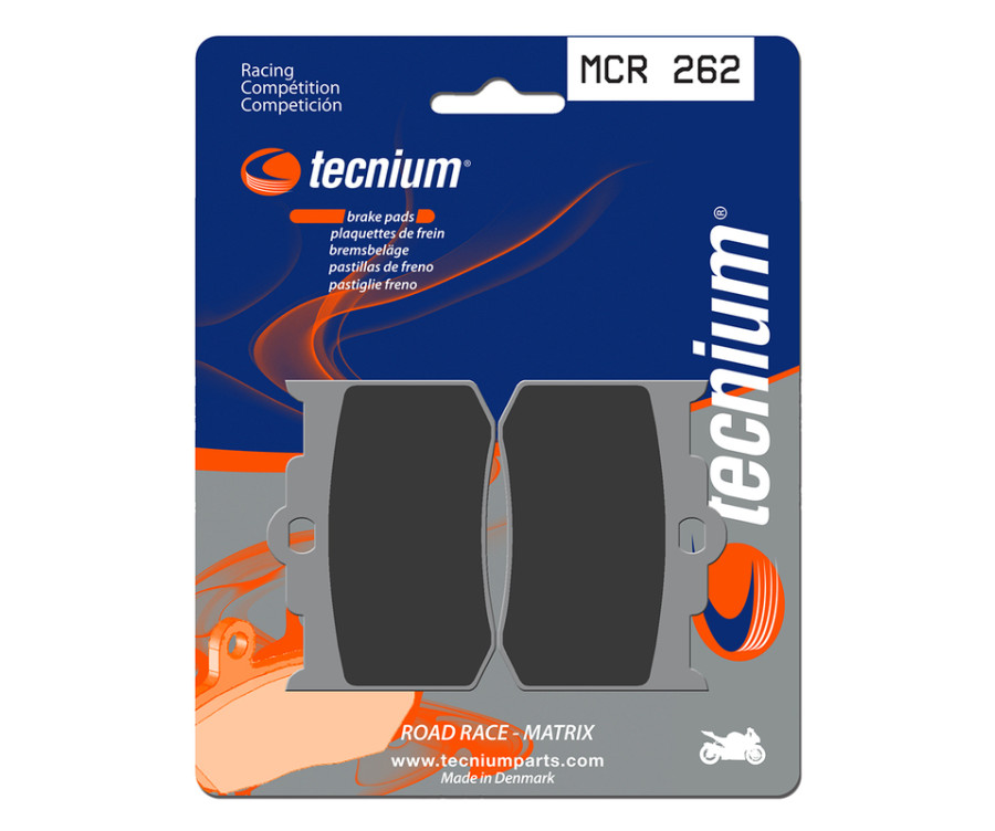 Plaquettes de frein TECNIUM Racing métal fritté carbone - MCR262 - 1022586