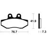 Plaquettes de frein TECNIUM Scooter organique - ME317 - 1022675