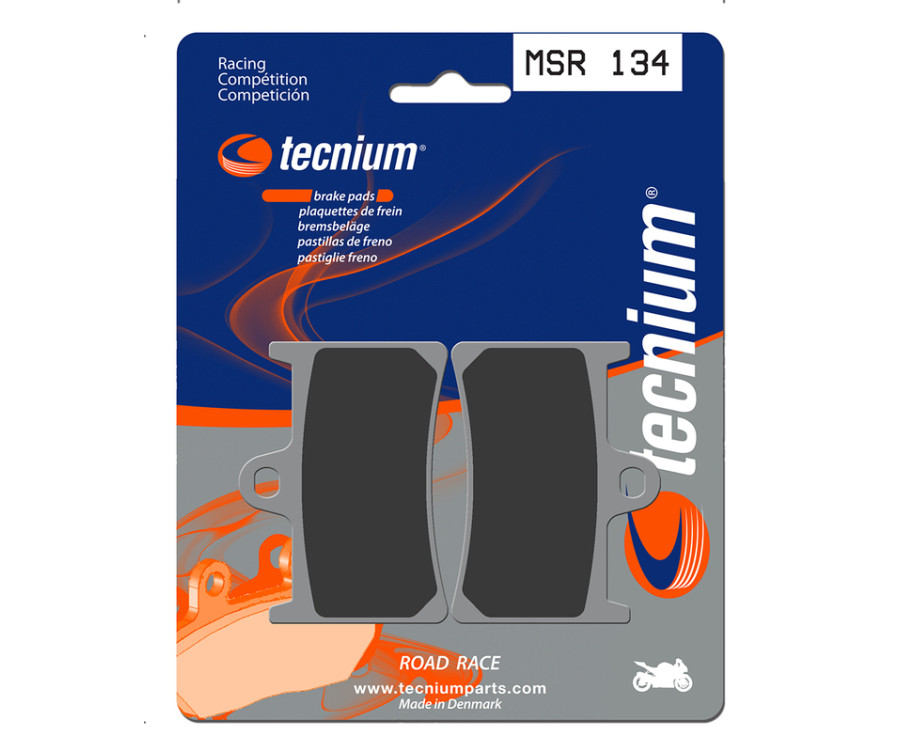 Plaquettes de frein TECNIUM Racing métal fritté - MSR134 - 1023155